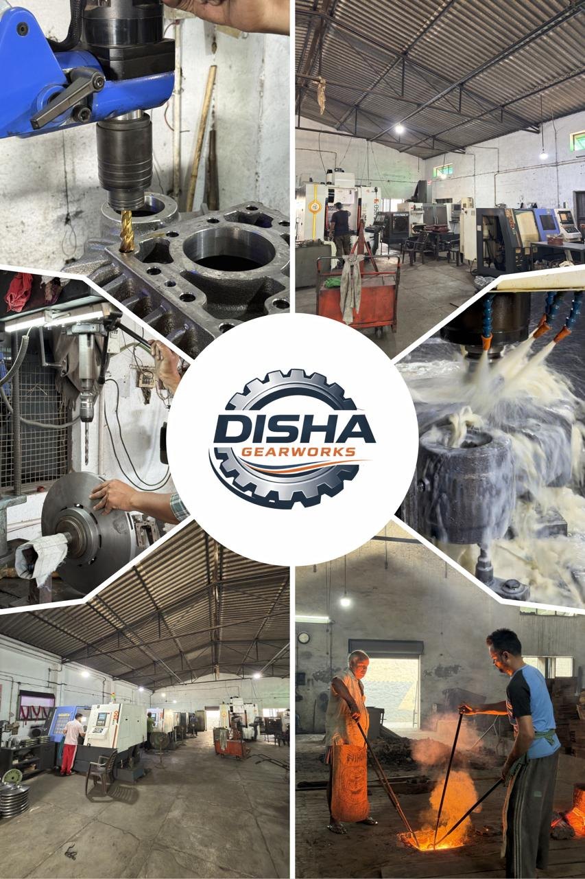 DISHA GEARWORKS manufacturing facility — CNC machining, foundry and finished components